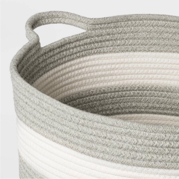 Extra Large Striped Coiled Kids' Rope
Basket Gray - Pillowfort™ - Picture 3 of 9